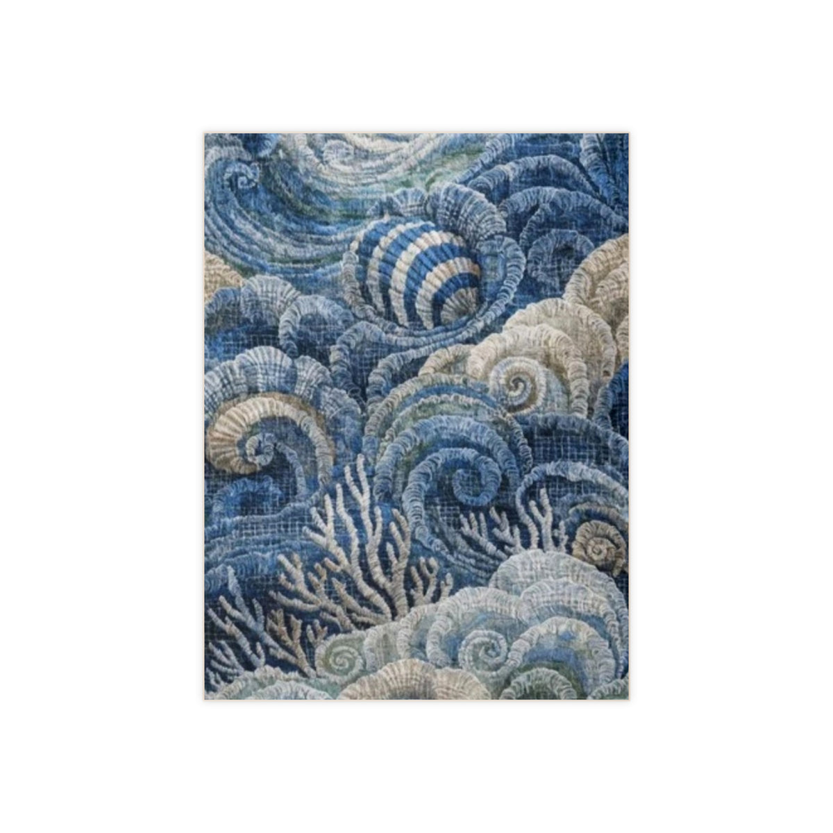 Ocean Tapestry; Design Accent Ceramic Tile