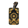 Art Deco Stylized Compass Burst Luggage Tag