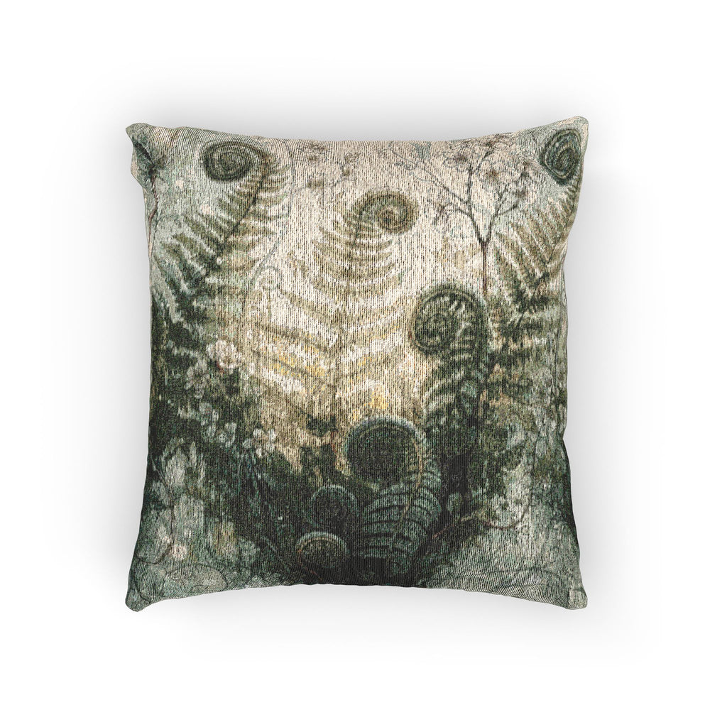 Botanical Ferns Woven Pillow