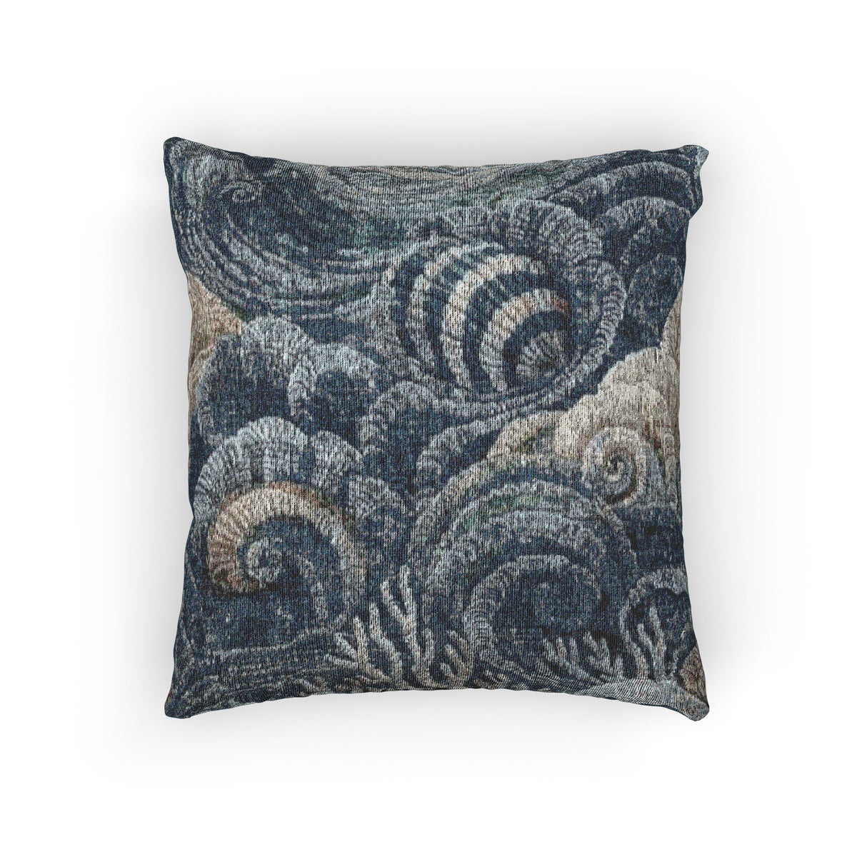 Ocean Tapestry Woven Pillow