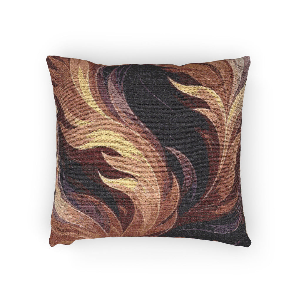 Deep Warm Tone Movement Woven Pillow