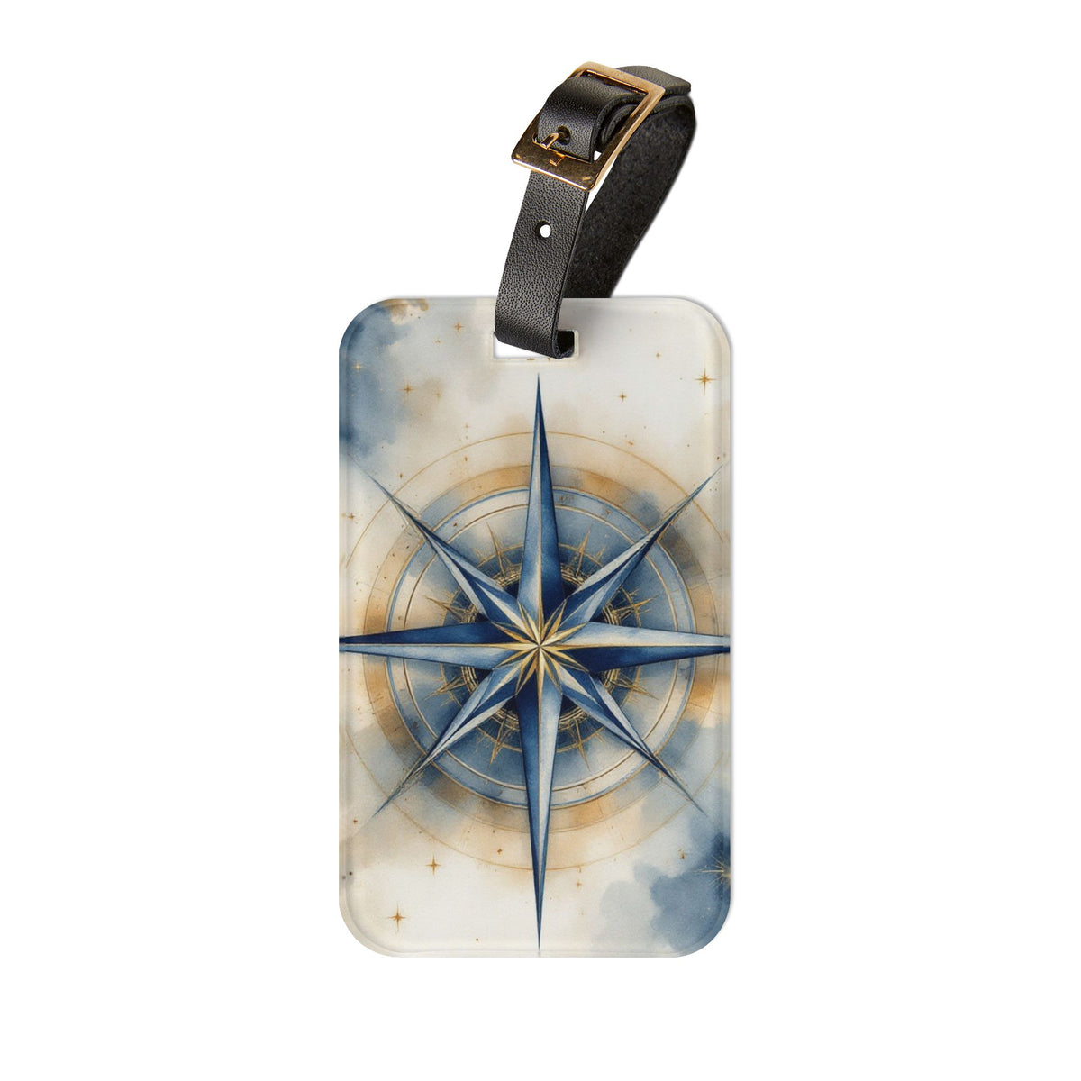 Compass Rose Luggage Tag