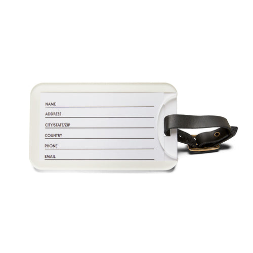 Art Deco Stylized Compass Burst Luggage Tag