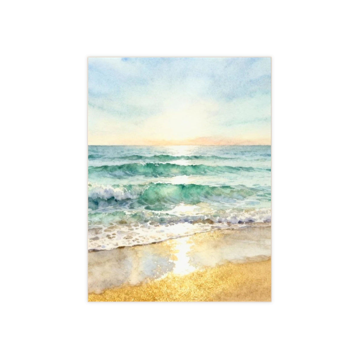 Soft Ocean; Design Accent Ceramic Tile