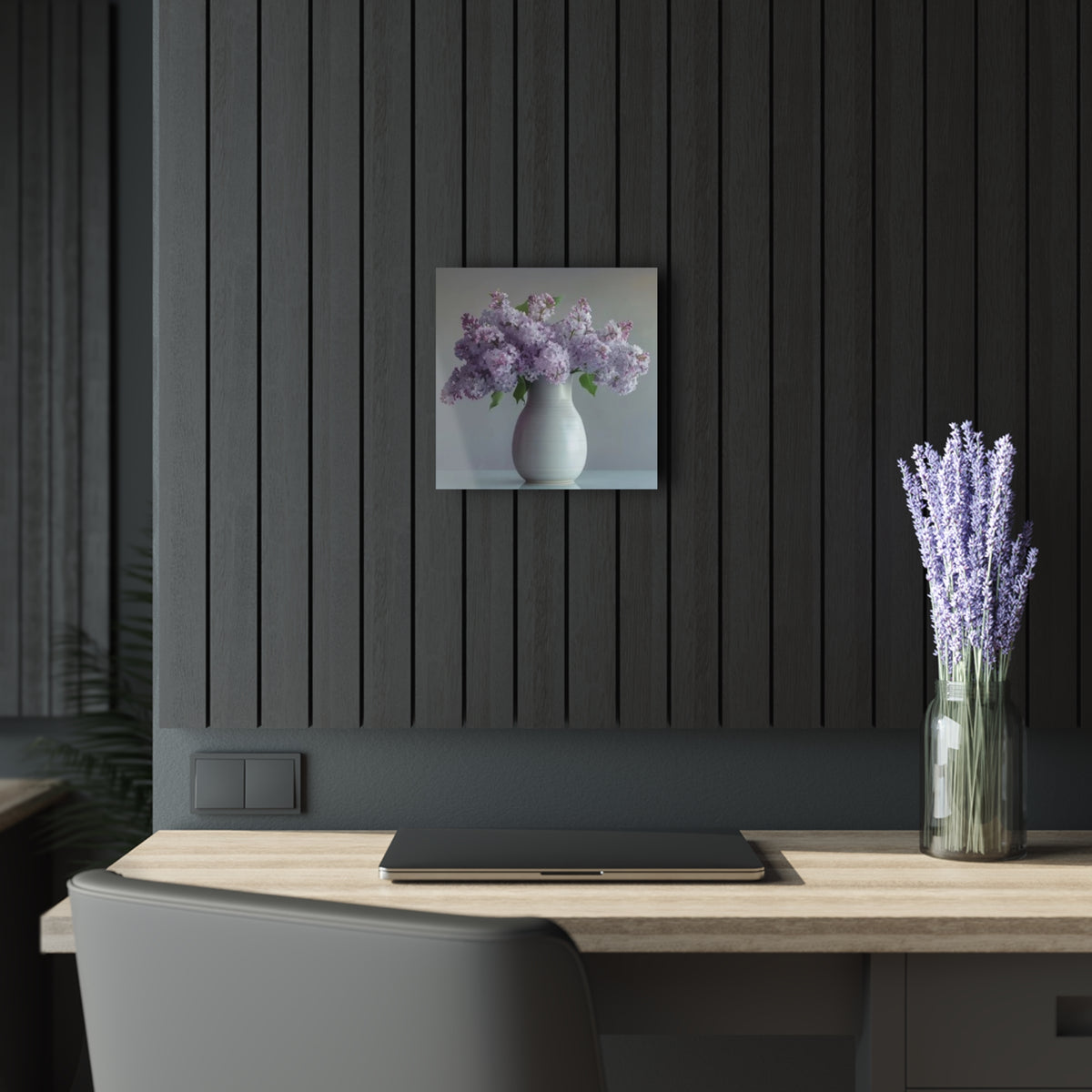 Wildly Soft Lilac Acrylic Prints (French Cleat Hanging)