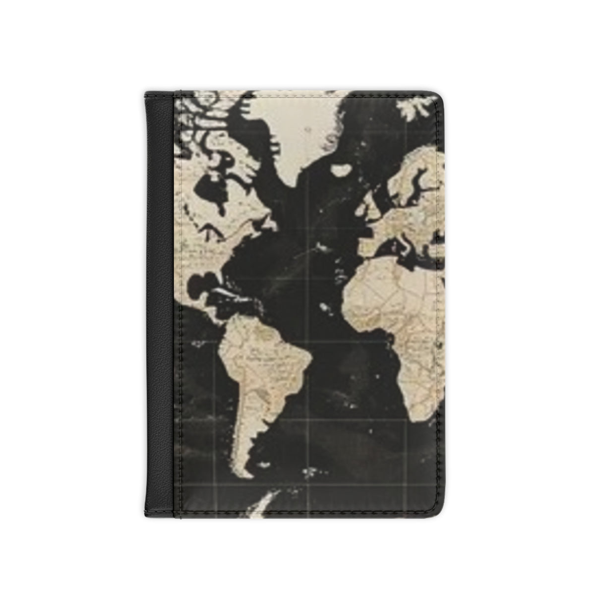 Stylized Antique Map Passport Cover