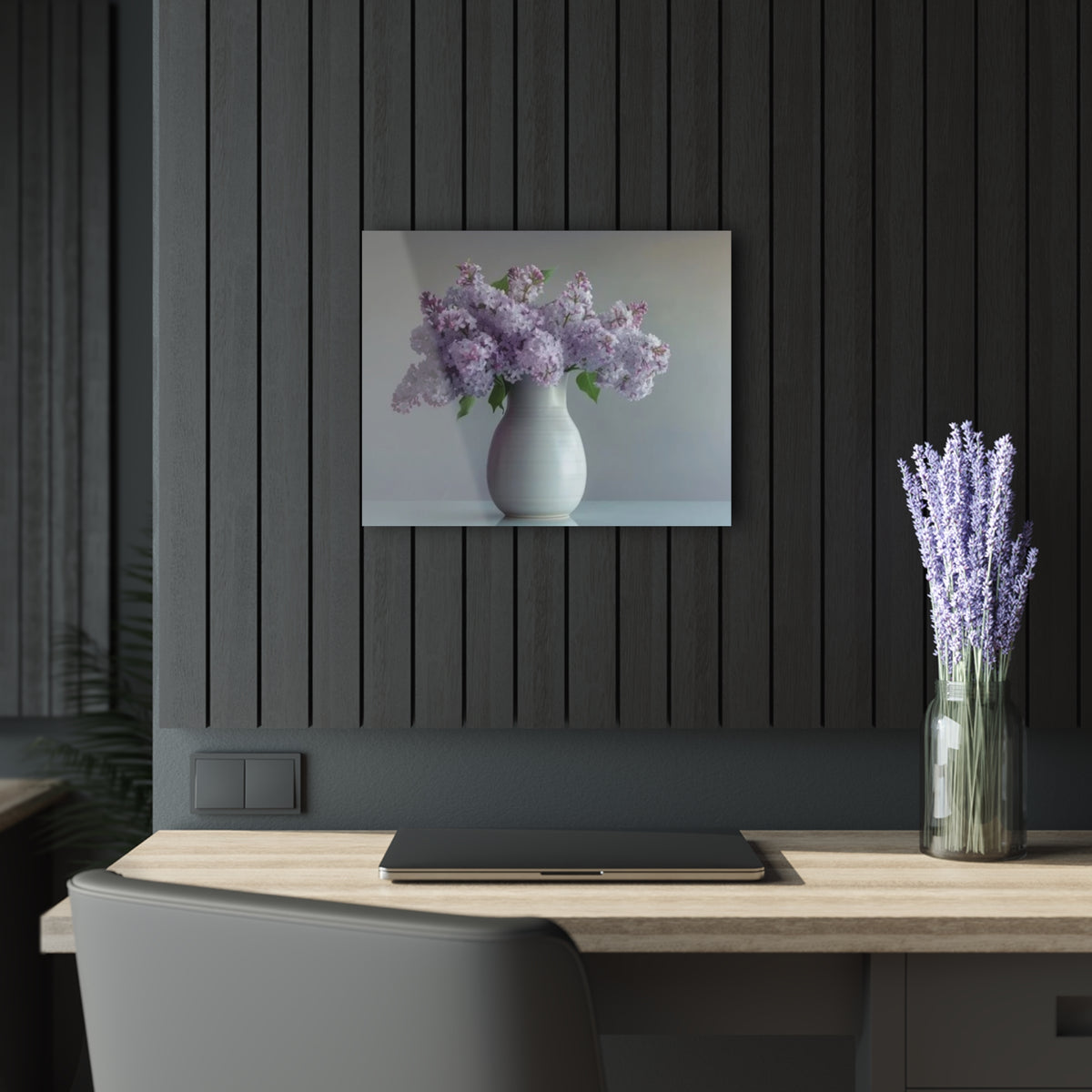 Wildly Soft Lilac Acrylic Prints (French Cleat Hanging)