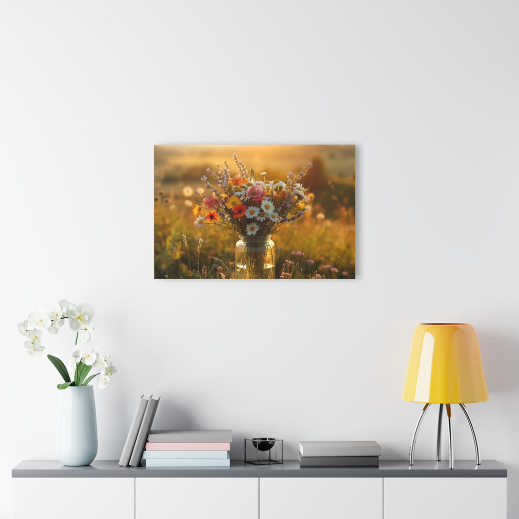 Wonderful Wildflower Arrangement Acrylic Prints (French Cleat Hanging)