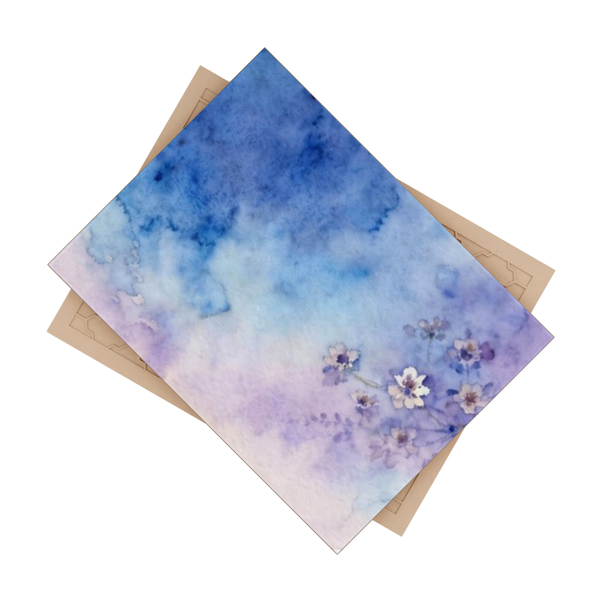Soft Pastel Watercolor Floral: Design Accent Ceramic Tile