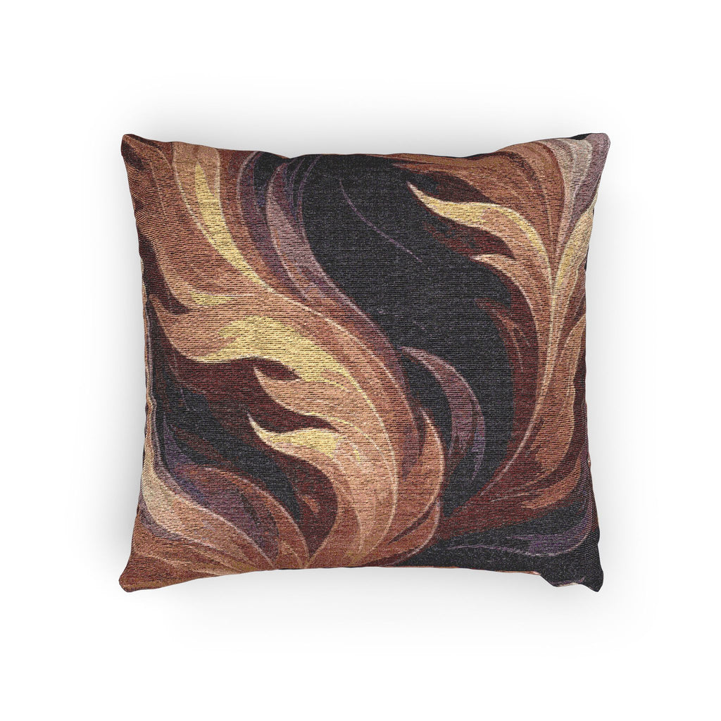 Deep Warm Tone Movement Woven Pillow