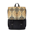 Vintage Compass Pattern Oxford Canvas Backpack