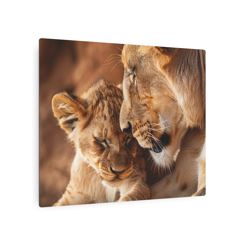 Lion Mother and Cub Portrait