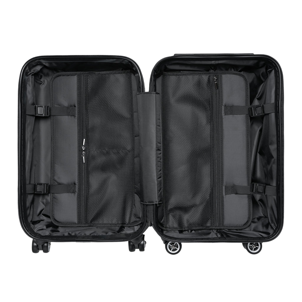 Stylized Layered Map Suitcase