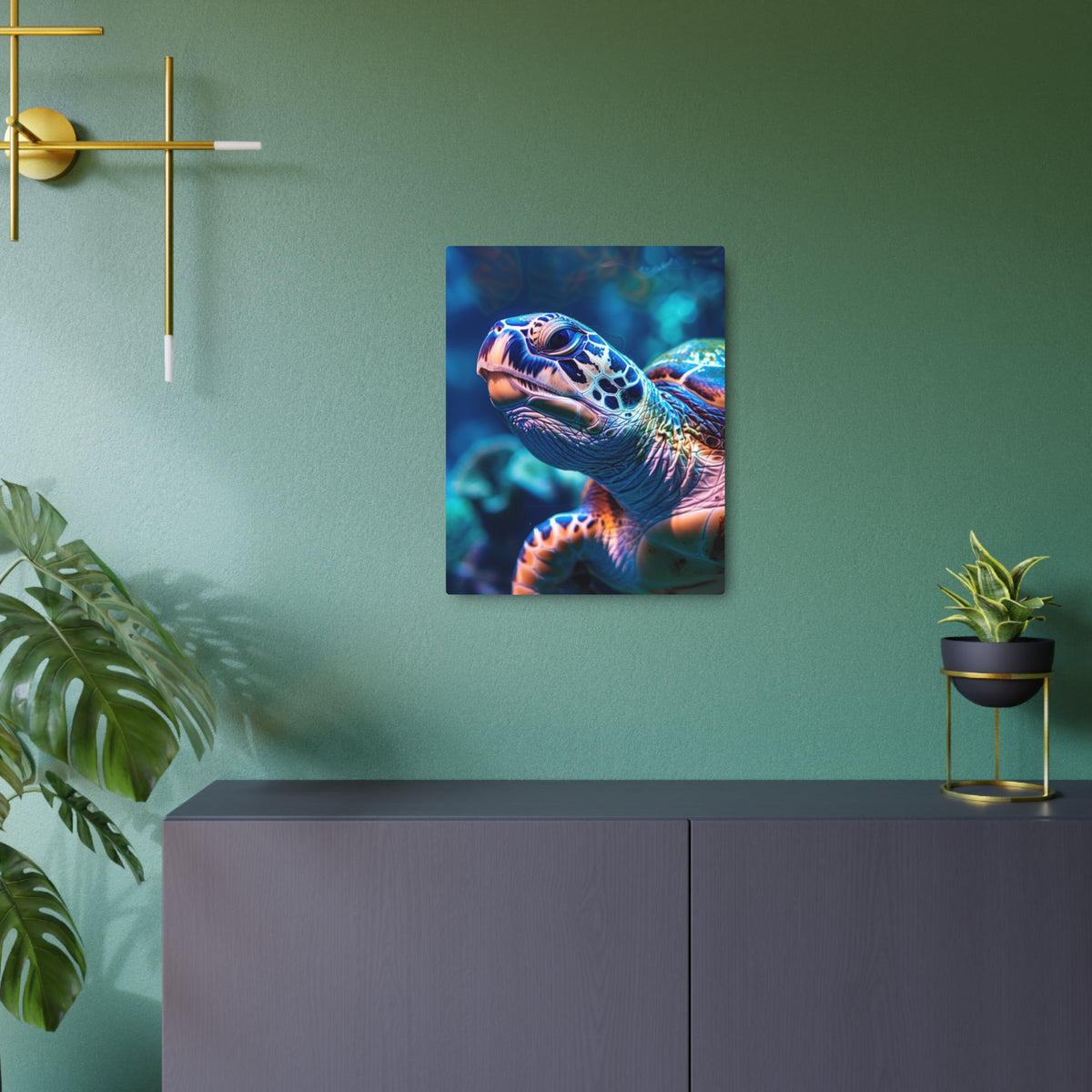 Sea Turtle Portrait