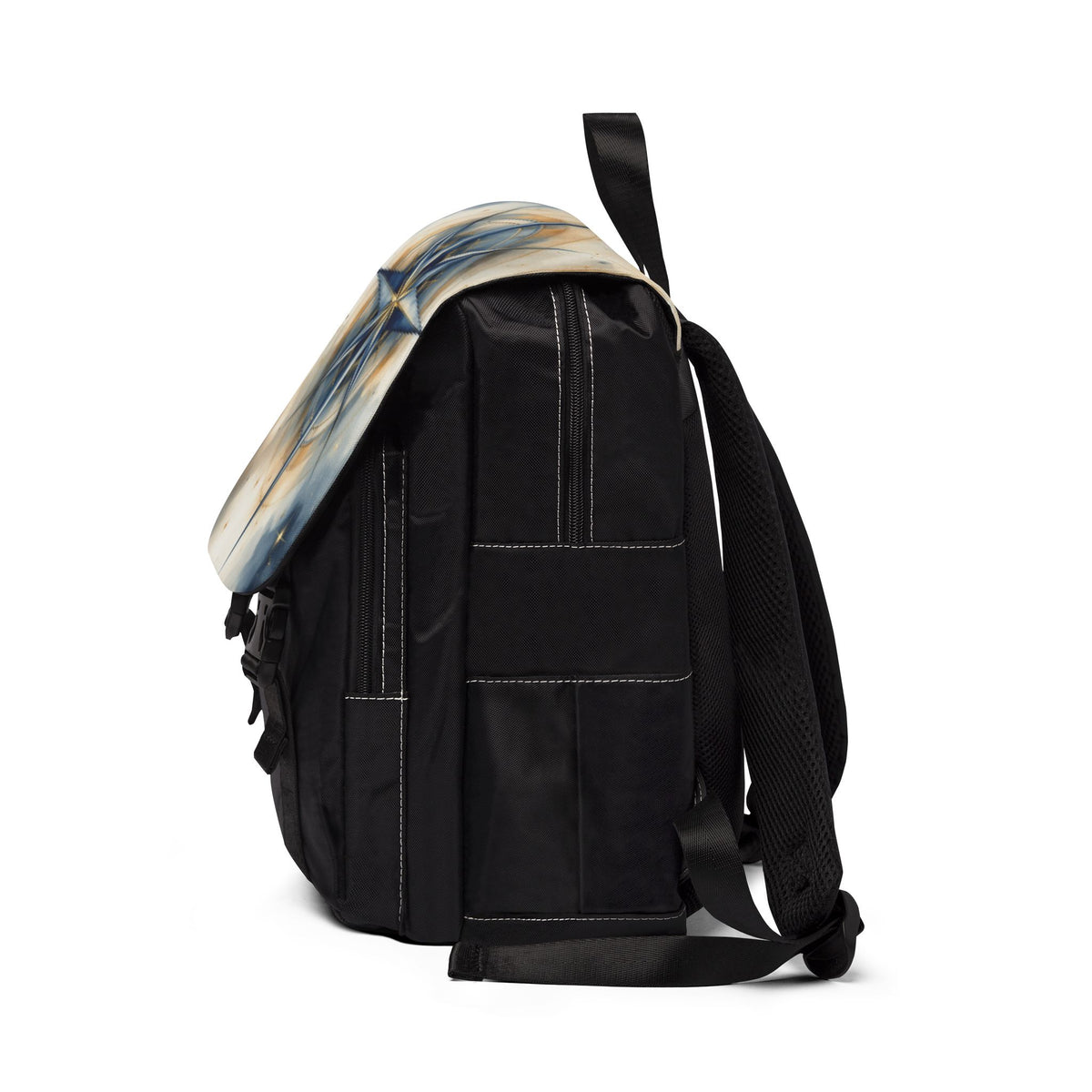Compass Rose Oxford Canvas Backpack