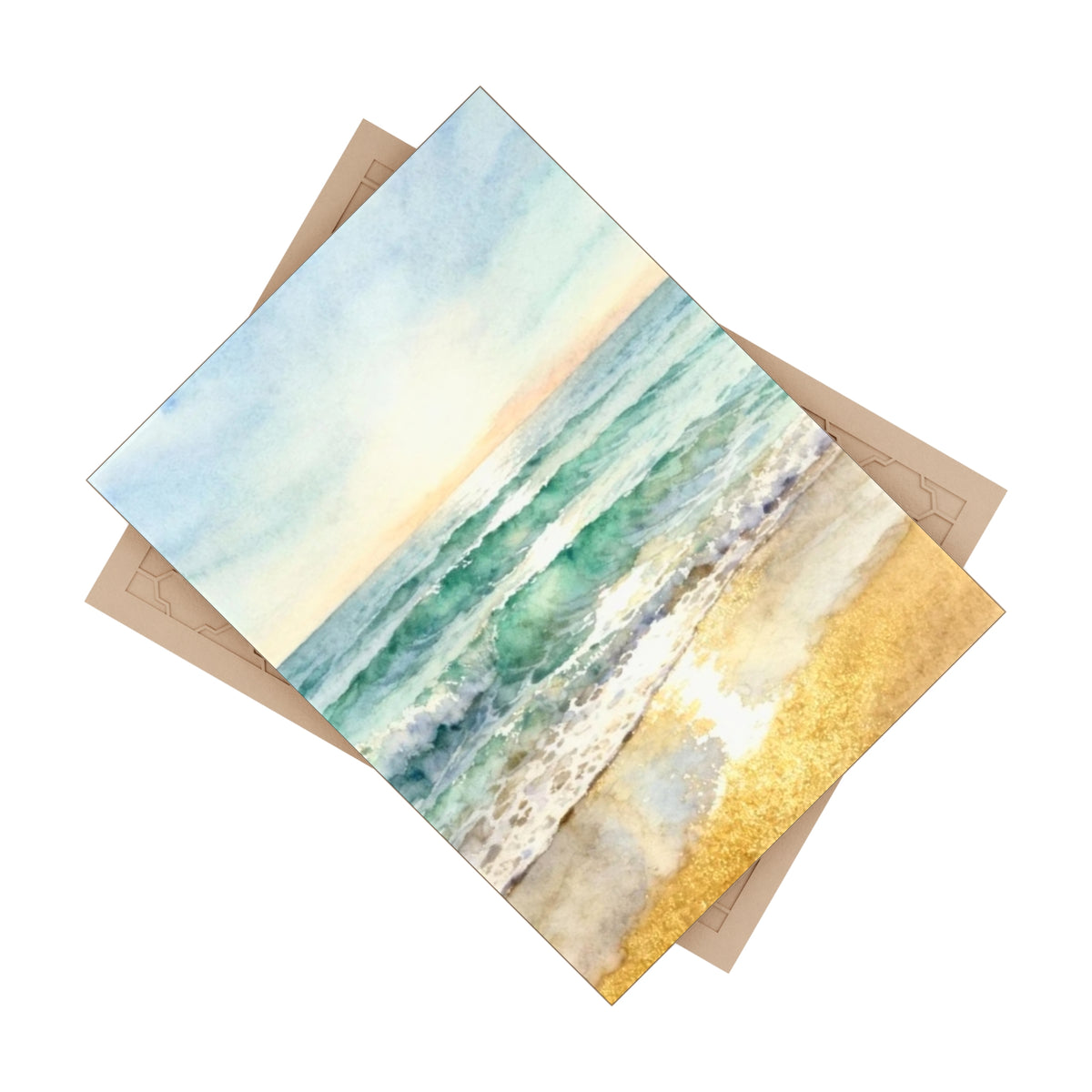 Soft Ocean; Design Accent Ceramic Tile