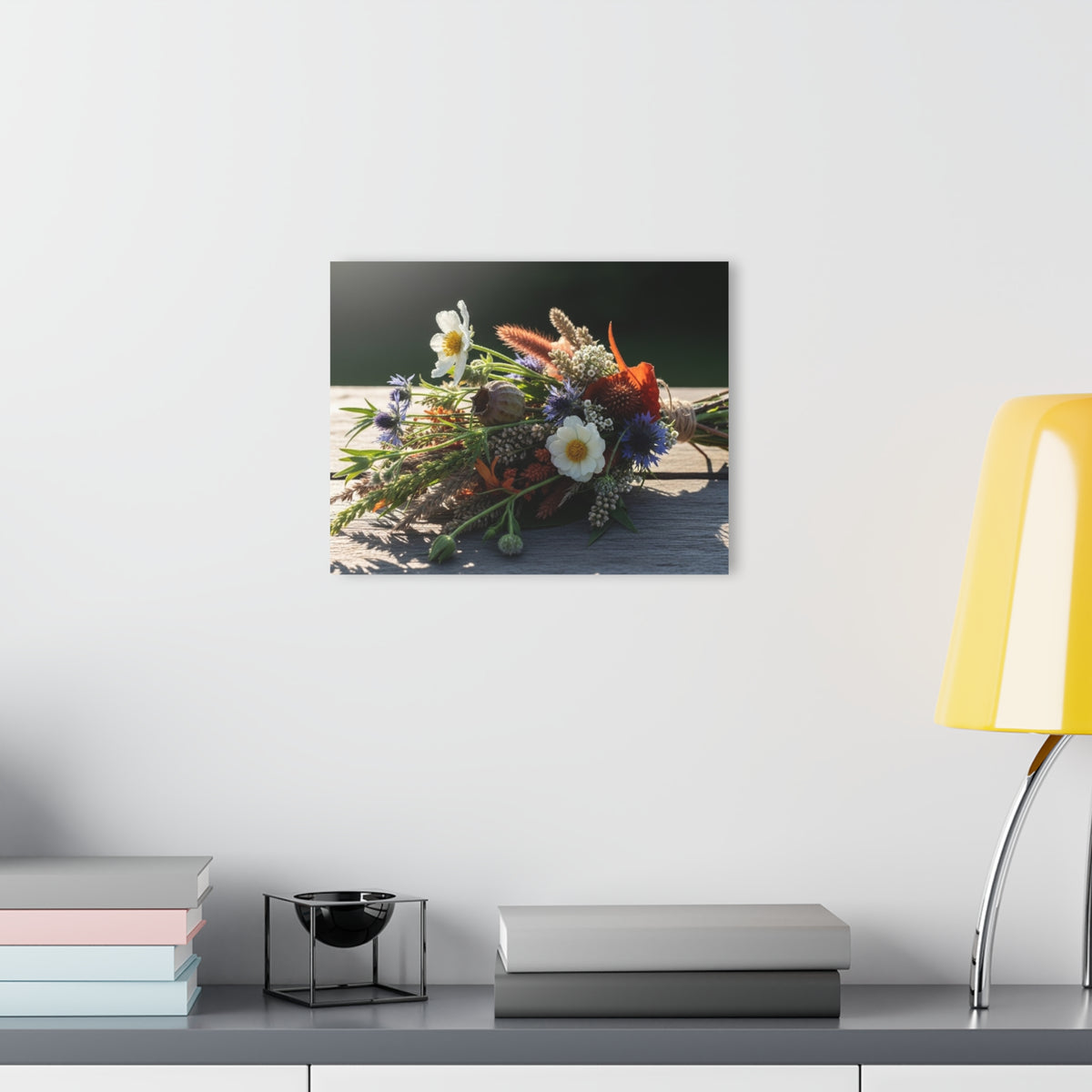 Vibrant Wildflower Bouquet Acrylic Prints (French Cleat Hanging)