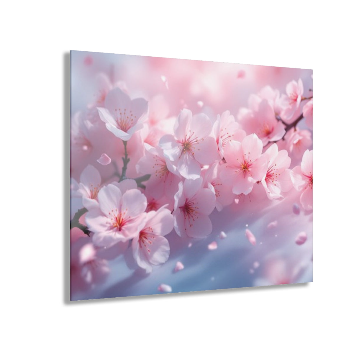 Wildly Cheery Cherry Blossoms Acrylic Prints (French Cleat Hanging)