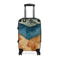 Stylized Layered Map Suitcase