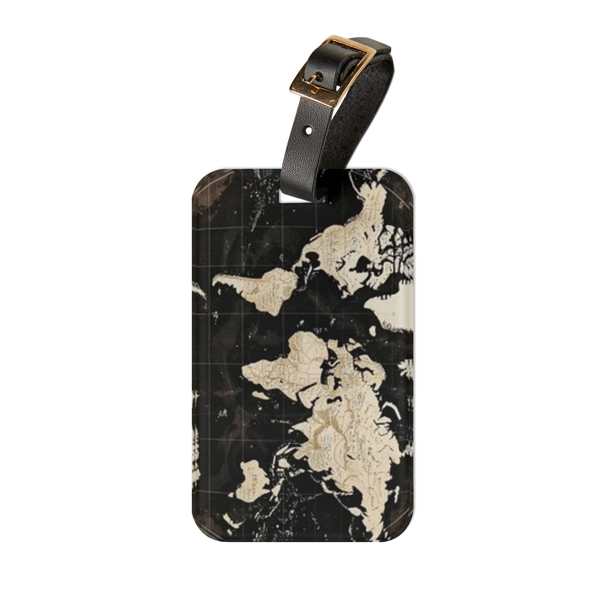 Stylized Antique Map Luggage Tag