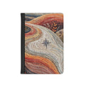 Stylized Compass Winding Path Passport Cover