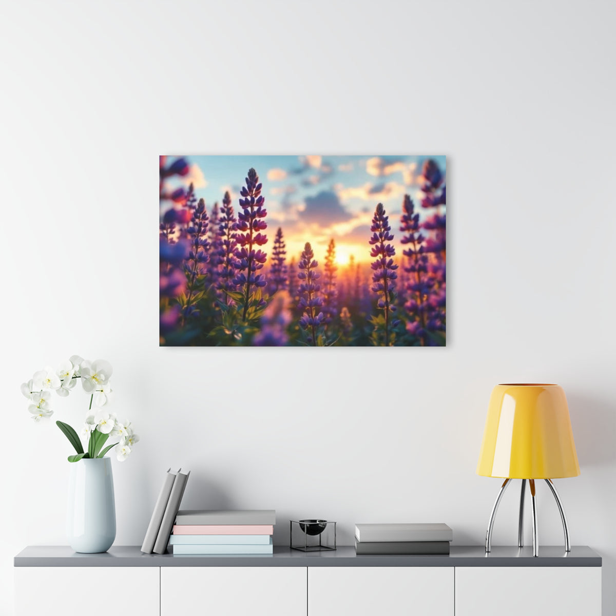 Wild Purple Lupine Acrylic Prints (French Cleat Hanging)