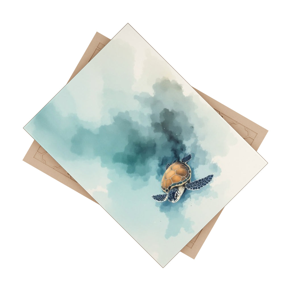 Small Sea Turtle; Design Accent Ceramic Tile