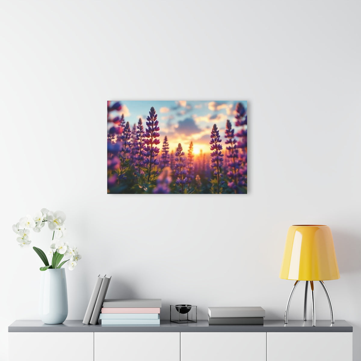 Wild Purple Lupine Acrylic Prints (French Cleat Hanging)