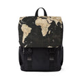 Stylized Antique Map Oxford Canvas Backpack