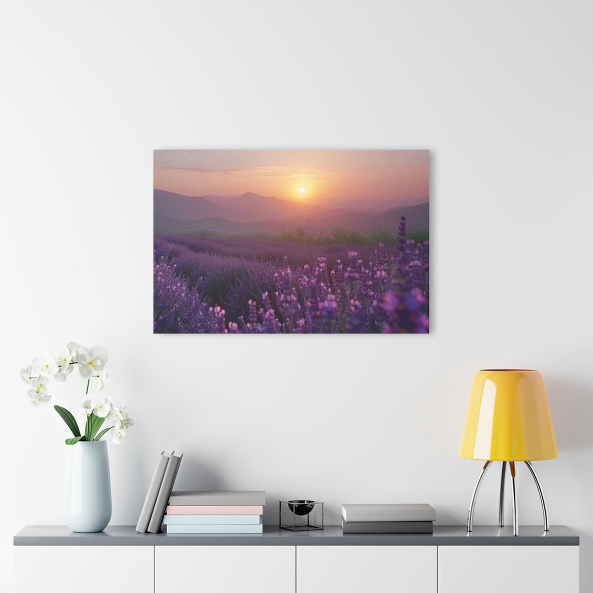 Wild About Lavender Acrylic Prints (French Cleat Hanging)