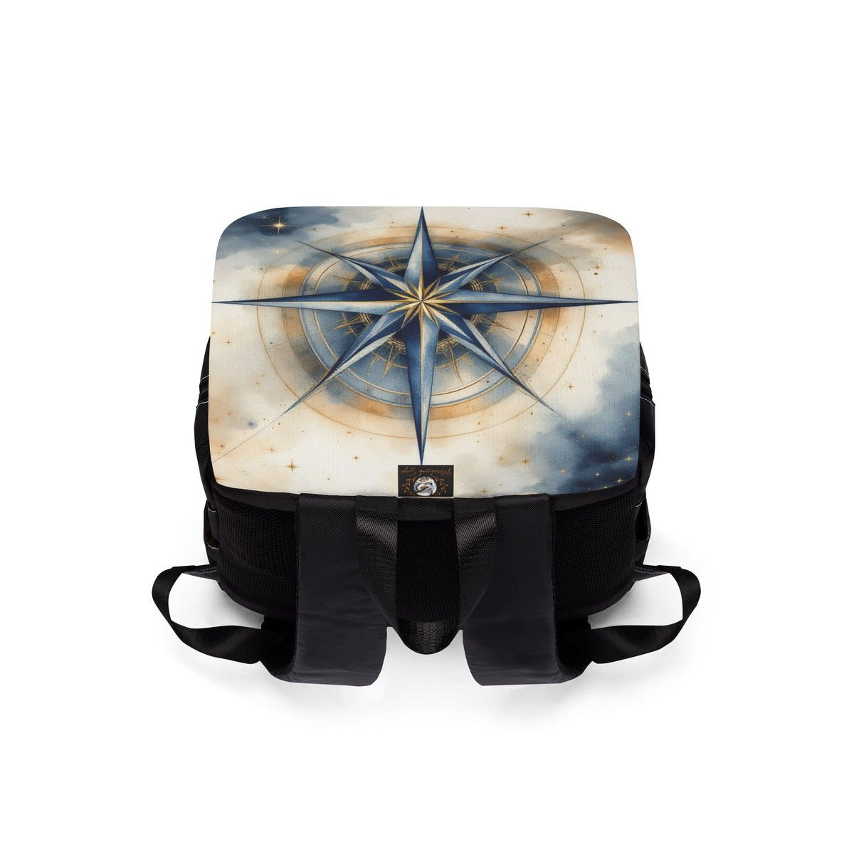 Compass Rose Oxford Canvas Backpack
