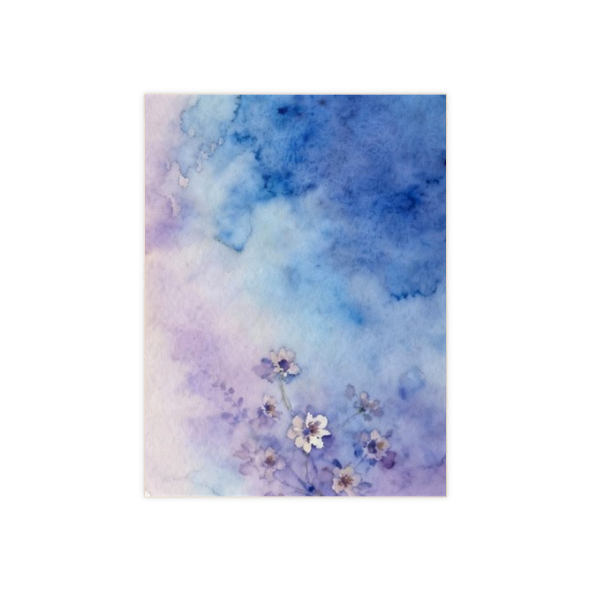 Soft Pastel Watercolor Floral: Design Accent Ceramic Tile