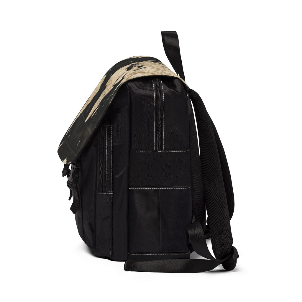 Stylized Antique Map Oxford Canvas Backpack