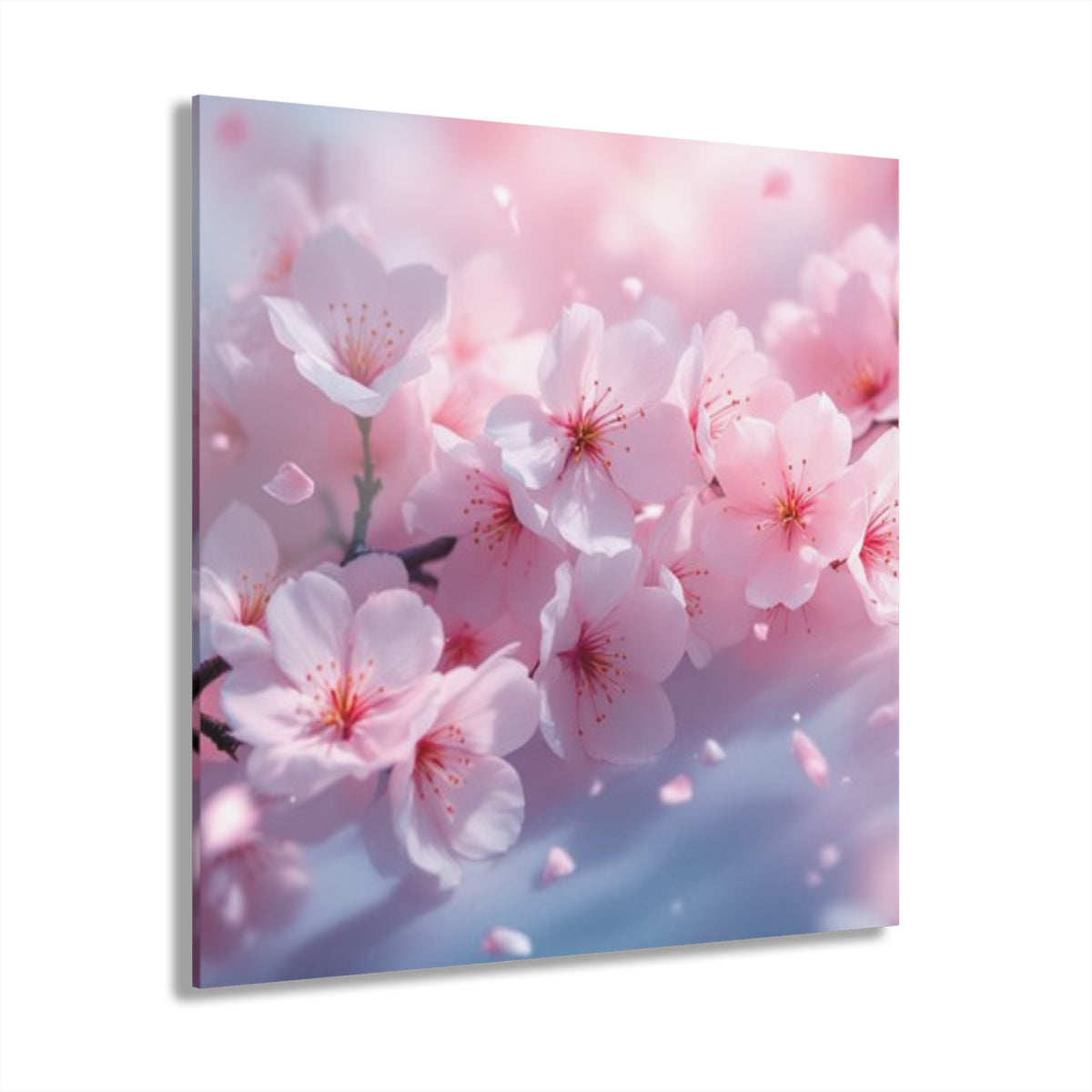 Wildly Cheery Cherry Blossoms Acrylic Prints (French Cleat Hanging)