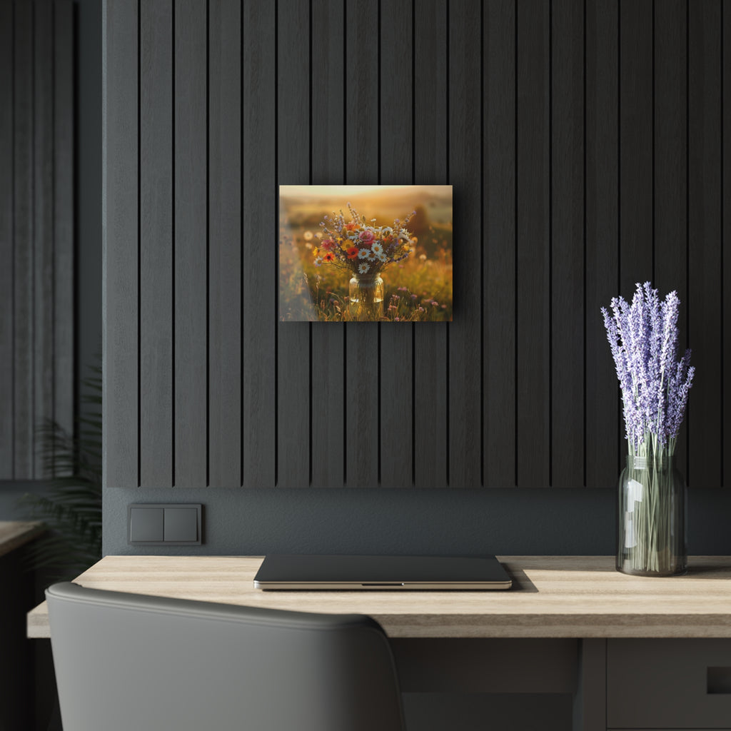 Wonderful Wildflower Arrangement Acrylic Prints (French Cleat Hanging)