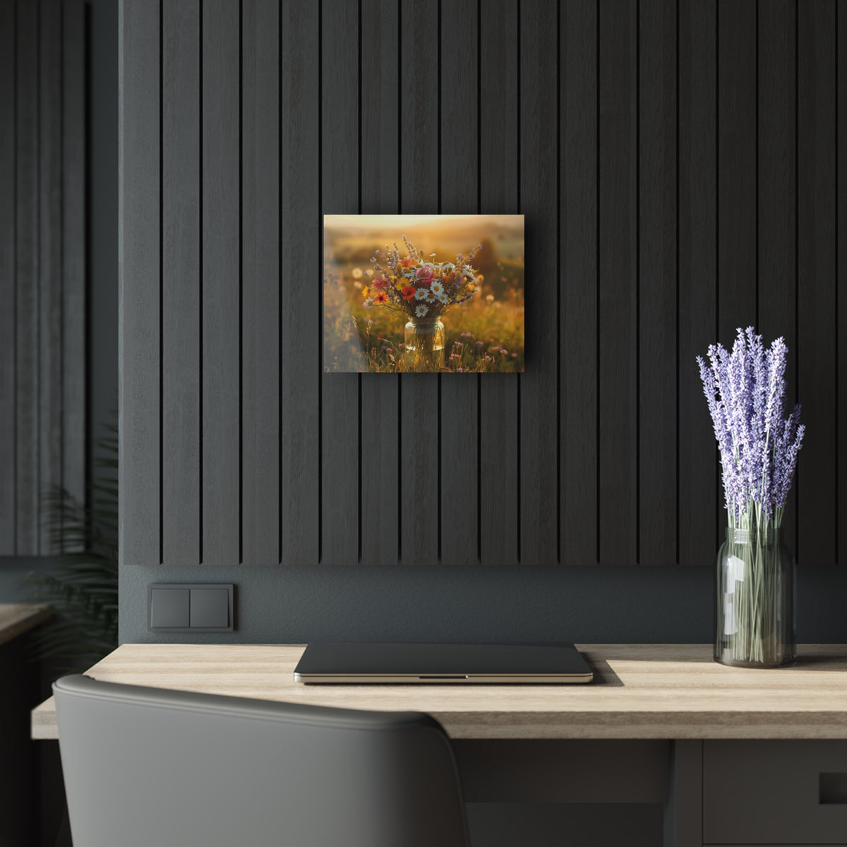 Wonderful Wildflower Arrangement Acrylic Prints (French Cleat Hanging)