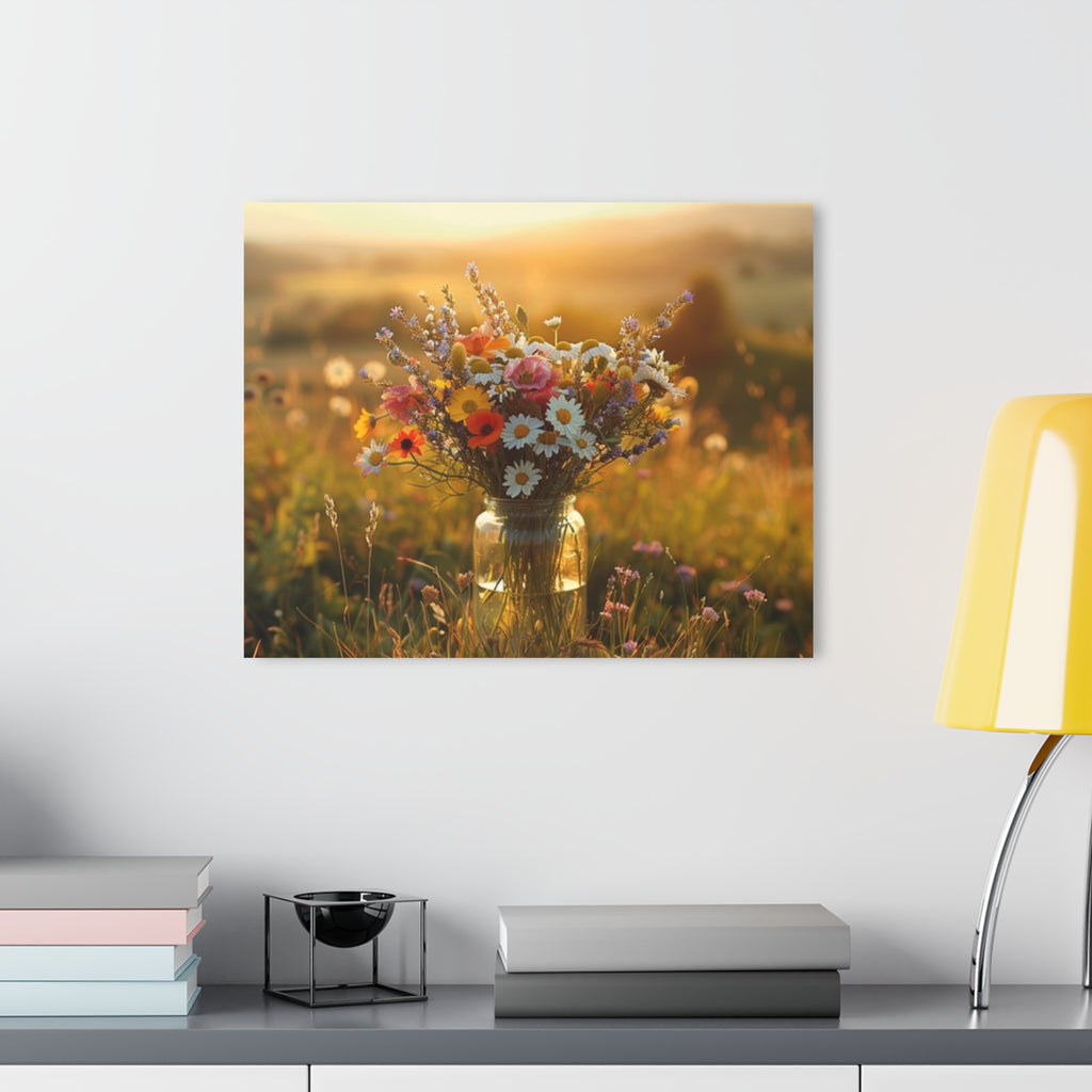 Wonderful Wildflower Arrangement Acrylic Prints (French Cleat Hanging)