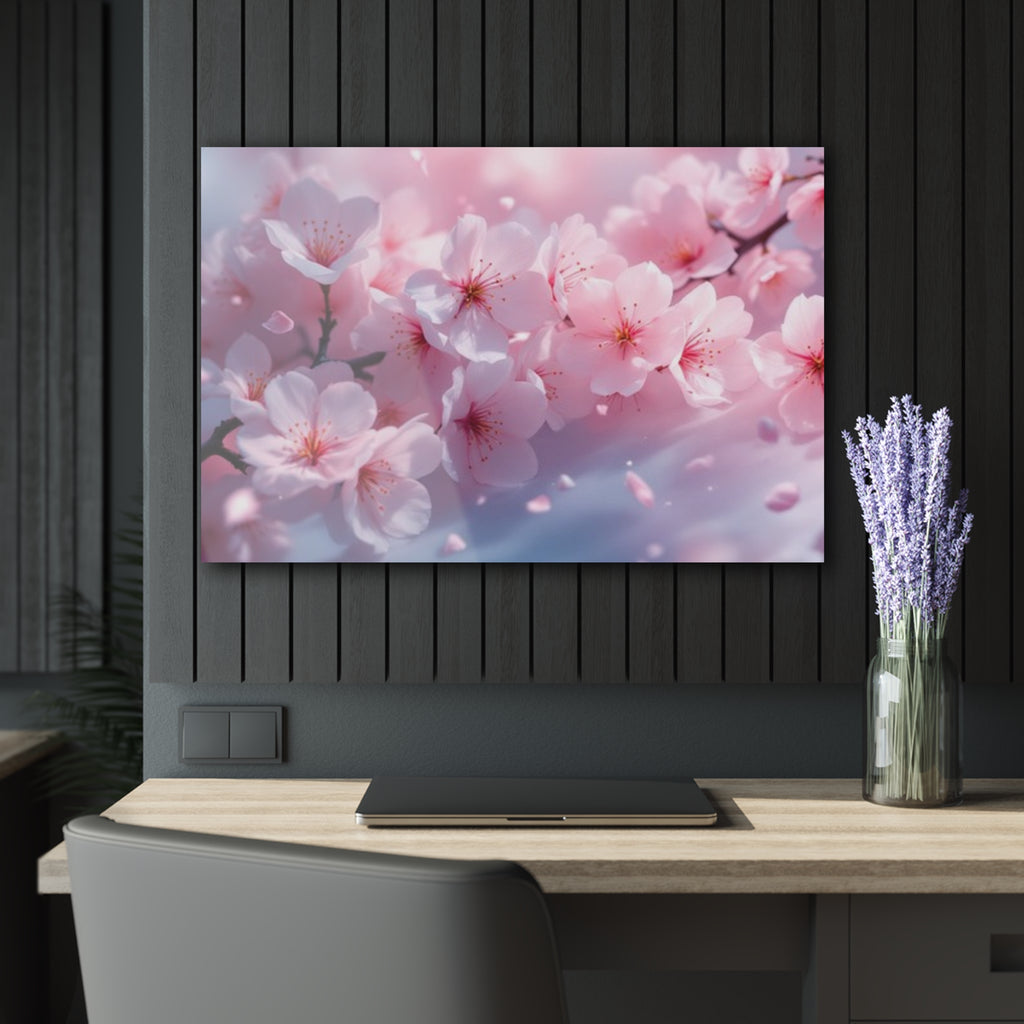 Wildly Cheery Cherry Blossoms Acrylic Prints (French Cleat Hanging)