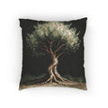 Olive Tree Woven Pillow