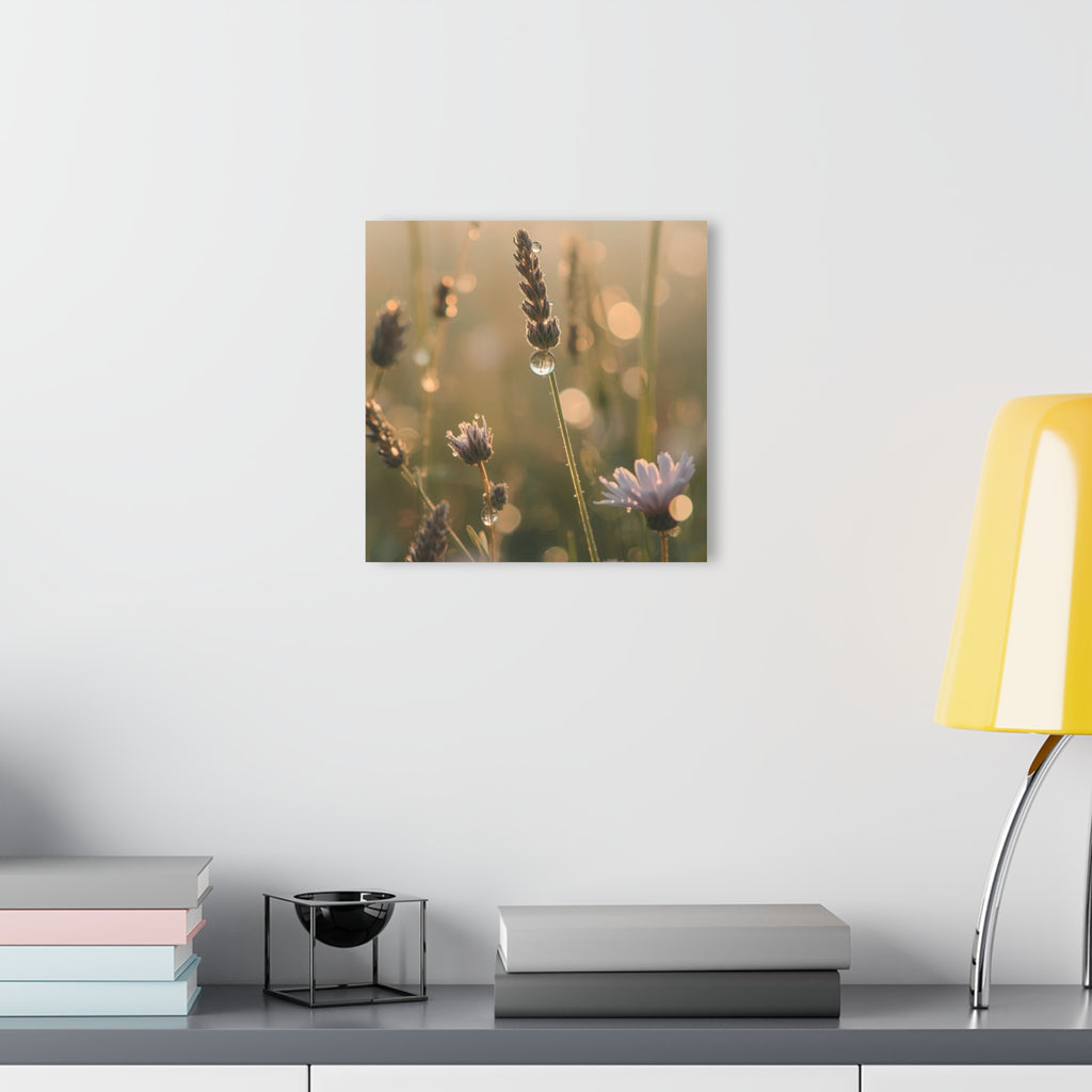Wild Daisies and Lavender Acrylic Prints (French Cleat Hanging)