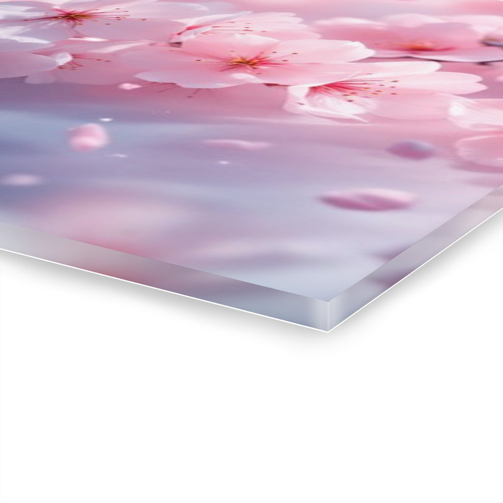 Wildly Cheery Cherry Blossoms Acrylic Prints (French Cleat Hanging)