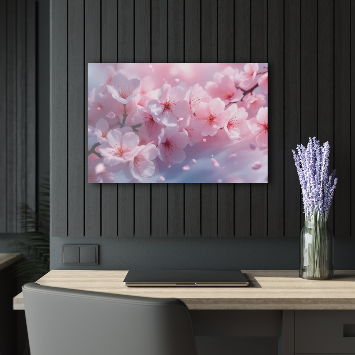 Wildly Cheery Cherry Blossoms Acrylic Prints (French Cleat Hanging)