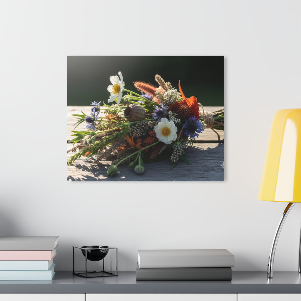 Vibrant Wildflower Bouquet Acrylic Prints (French Cleat Hanging)