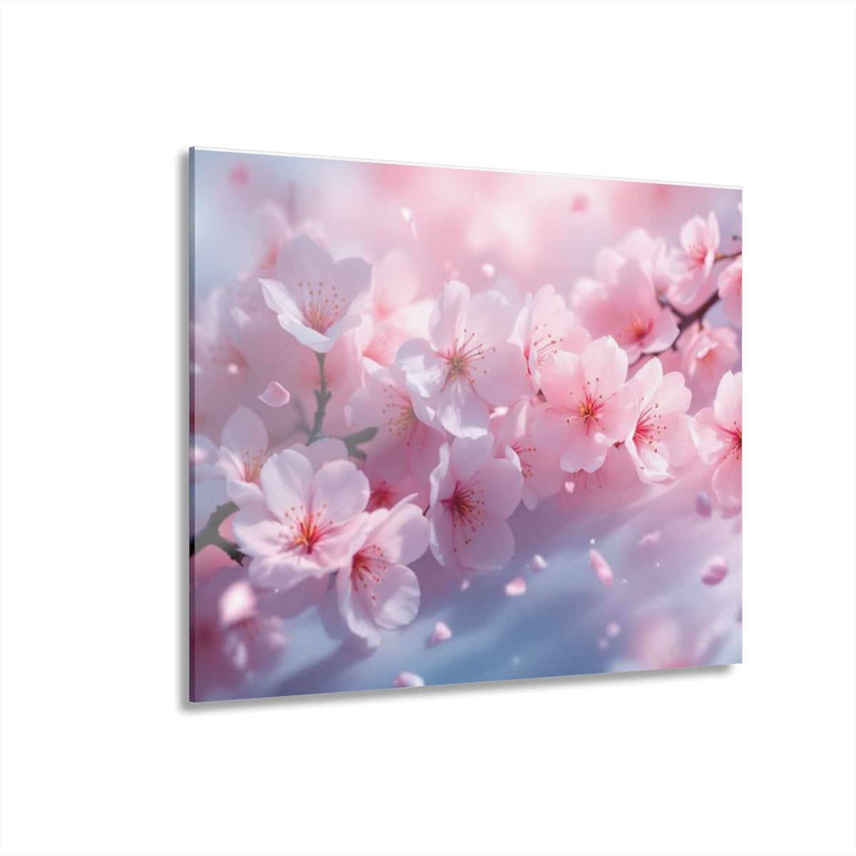 Wildly Cheery Cherry Blossoms Acrylic Prints (French Cleat Hanging)