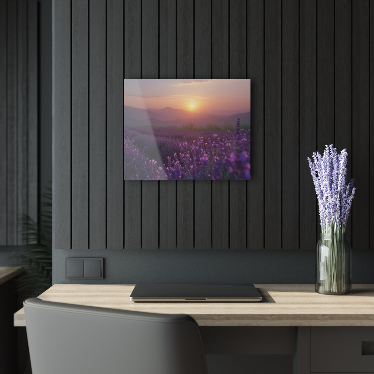 Wild About Lavender Acrylic Prints (French Cleat Hanging)