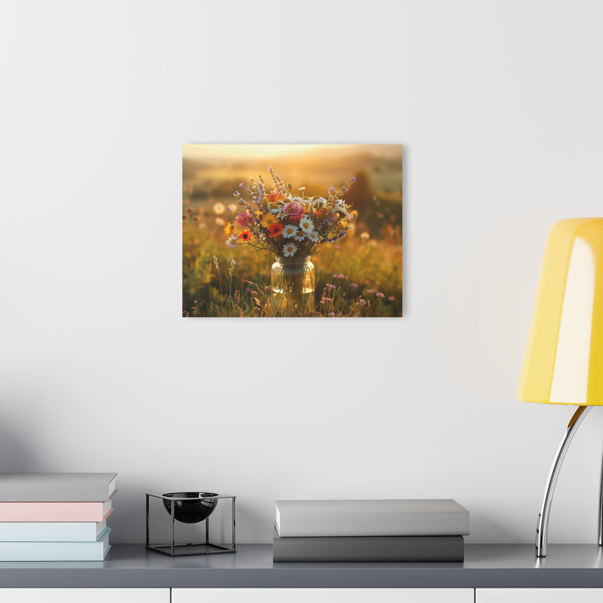 Wonderful Wildflower Arrangement Acrylic Prints (French Cleat Hanging)