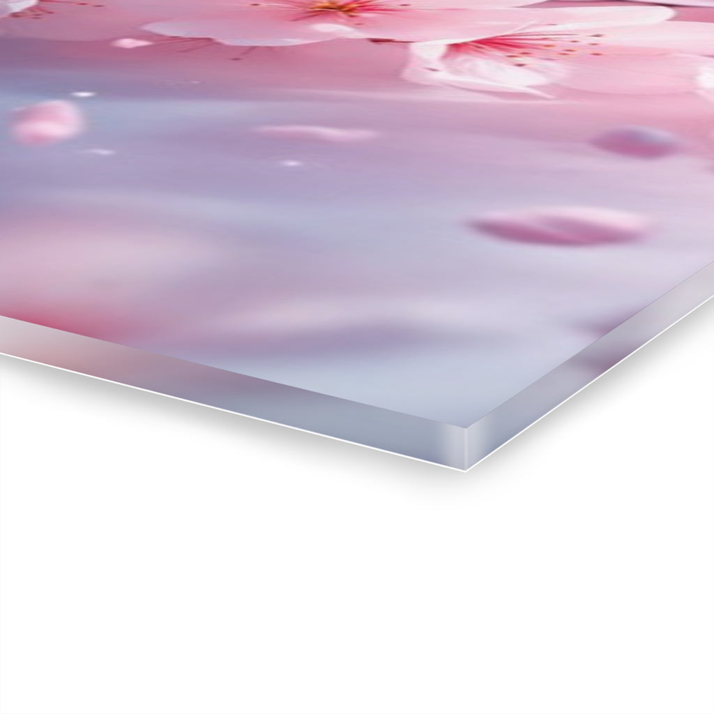 Wildly Cheery Cherry Blossoms Acrylic Prints (French Cleat Hanging)
