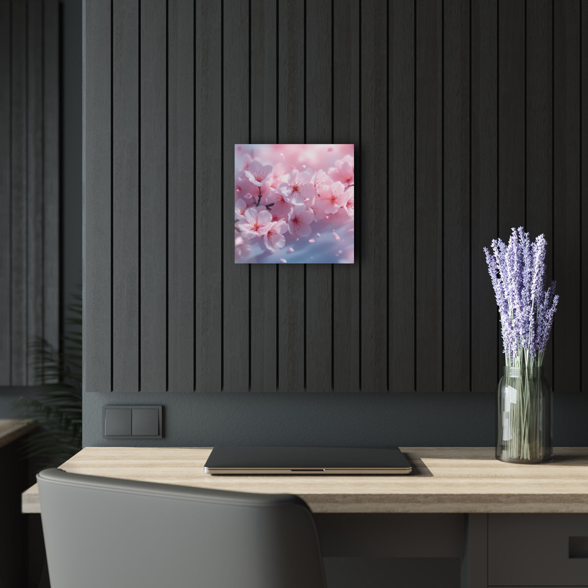 Wildly Cheery Cherry Blossoms Acrylic Prints (French Cleat Hanging)